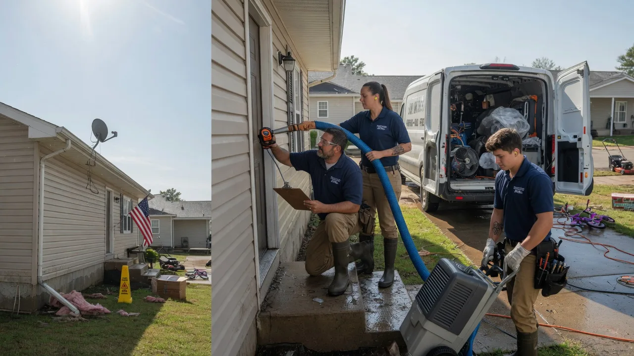 Ceiling Water Damage Restoration in Merryville, LA near me